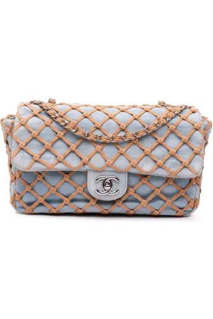 CHANEL Pre-owned, Kobieta, Niebieski, ONE SIZE, Denim, Pre-owned Denim chanel-bags