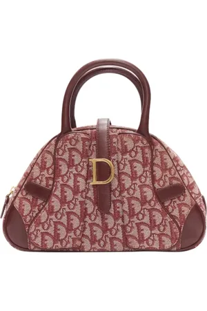 Dior Pre-owned, Kobieta, Czerwony, ONE SIZE, Skóra, Pre-owned Canvas handbags
