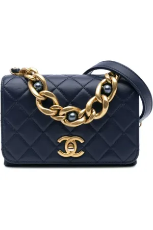 CHANEL Pre-owned, Kobieta, Niebieski, ONE SIZE, Skóra, Pre-owned Leather chanel-bags