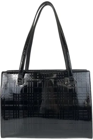 Burberry Pre-owned, Kobieta, Czarny, ONE SIZE, Skóra, Pre-owned skórzane torby na ramię