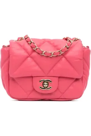 CHANEL Pre-owned, Kobieta, Różowy, ONE SIZE, Skóra, Pre-owned Leather crossbody-bags