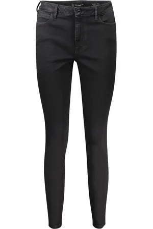 Guess Jeansy, Kobieta, Czarny, W27 L29, Czarne Skinny High Jeansyy