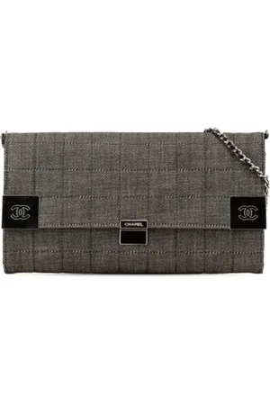CHANEL Pre-owned, Kobieta, Szary, ONE SIZE, Denim, Pre-owned Denim chanel-bags