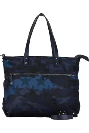 VALENTINO Pre-owned, Kobieta, Niebieski, ONE SIZE, Skóra, Pre-owned Canvas handbags