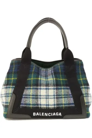Balenciaga Pre-owned, Kobieta, Zielony, ONE SIZE, Len, Pre-owned Wool balenciaga-bags