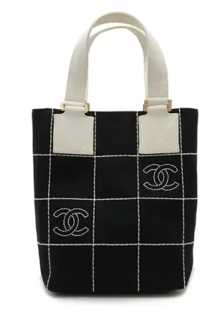 CHANEL Pre-owned, Kobieta, Czarny, ONE SIZE, Pre-owned Canvas totes