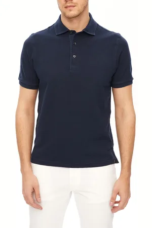 Gran Sasso Koszulki, Mężczyzna, Niebieski, 4XL, Klasyczny Polo Shirt