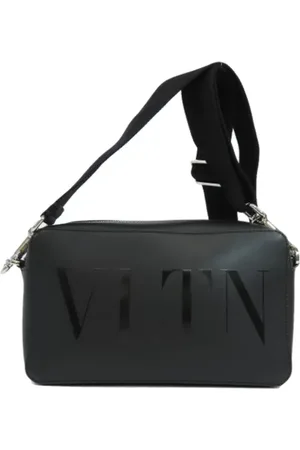 VALENTINO Pre-owned, Kobieta, Czarny, ONE SIZE, Skóra, Pre-owned skórzane torby na ramię