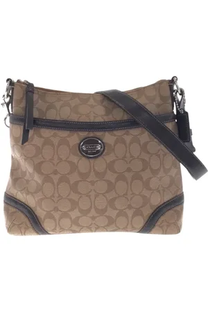 Coach Pre-owned, Kobieta, brązowy, ONE SIZE, Pre-owned Canvas shoulder-bags