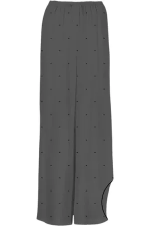 MC2 SAINT BARTH Spodnie, Kobieta, Czarny, L, Czarne Spodnie Amalia Elegancki Styl