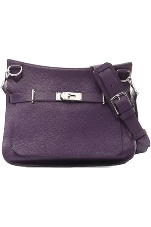 Hermès Pre-owned, Kobieta, Fioletowy, ONE SIZE, Skóra, Pre-owned Leather crossbody-bags