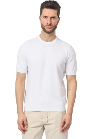 Gran Sasso Koszulki, Mężczyzna, Biały, XL, Białe T-shirty i Pola