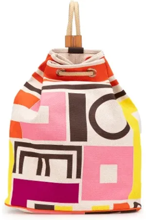Hermès Pre-owned, Kobieta, Wielobarwność, ONE SIZE, Bawełna, Pre-owned Cotton backpacks