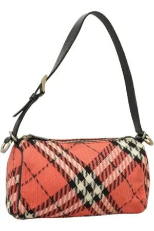 Burberry Pre-owned, Kobieta, Czerwony, ONE SIZE, Pre-owned Canvas handbags