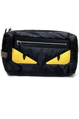 Fendi Pre-owned, Kobieta, Czarny, ONE SIZE, Nylon, Pre-owned Canvas handbags