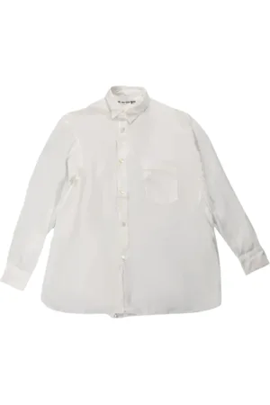 Comme des Garçons Bluzki, Kobieta, Biały, S, Asymetryczna Biała Koszula