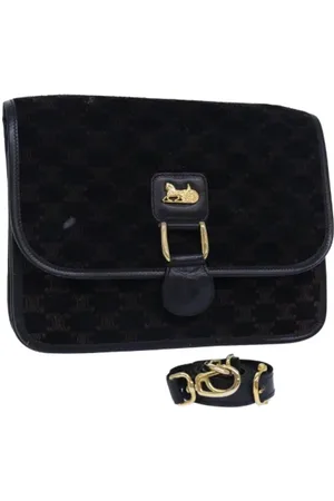 Céline Pre-owned, Kobieta, Czarny, ONE SIZE, Pre-owned Canvas shoulder-bags
