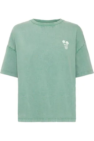 Ichi Koszulki, Kobieta, Zielony, XL, Zielony Top & T-shirt Styl Ihnabino