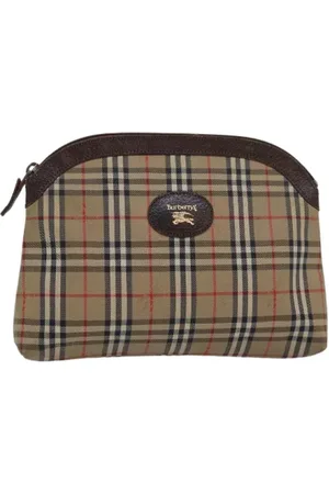 Burberry Pre-owned, Kobieta, Beżowy, ONE SIZE, Pre-owned portfele płócienne