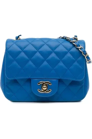 CHANEL Pre-owned, Kobieta, Niebieski, ONE SIZE, Skóra, Pre-owned Leather crossbody-bags
