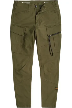 G-Star Spodnie, Mężczyzna, Zielony, W34 L32, Spodnie Cargo 2.0 Zip Pocket 3D