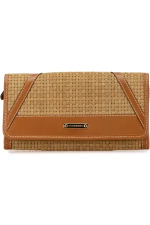 Burberry Pre-owned, Kobieta, brązowy, ONE SIZE, Skóra, Pre-owned Suede wallets