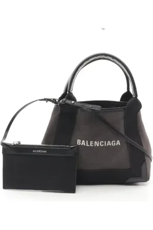 Balenciaga Pre-owned, Kobieta, Czarny, ONE SIZE, Pre-owned Canvas handbags