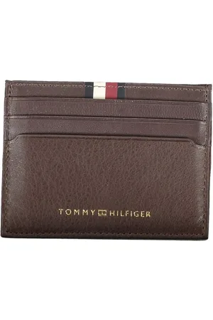 Tommy Hilfiger Akcesoria, Mężczyzna, brązowy, ONE SIZE, Skóra, Brzowy Portfel Skórzany dla Mczyzn