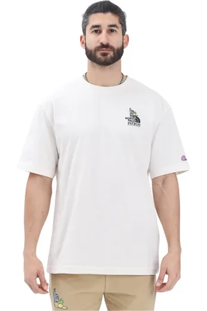 The North Face Koszulki, Mężczyzna, Beżowy, M, Clean Trails Oversized Cream T-shirt