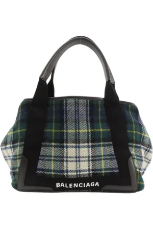 Balenciaga Pre-owned, Kobieta, Zielony, ONE SIZE, Len, Pre-owned Wool balenciaga-bags