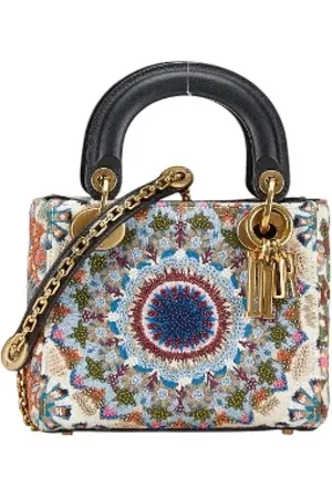 Dior Pre-owned, Kobieta, Niebieski, ONE SIZE, Wełna, Pre-owned Canvas handbags