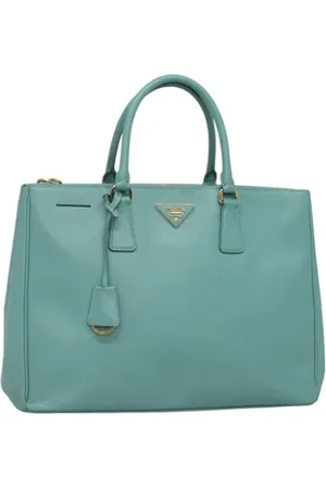 Prada Pre-owned, Kobieta, Niebieski, ONE SIZE, Skóra, Pre-owned Skórzane torebki