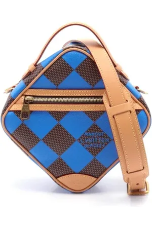 LOUIS VUITTON Pre-owned, Mężczyzna, Niebieski, ONE SIZE, Skóra, Pre-owned Canvas handbags