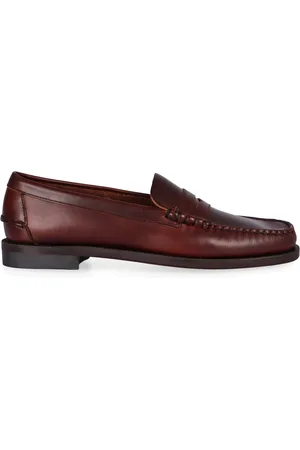 SEBAGO Buty, Mężczyzna, brązowy, 42 1/2 EU, Woskowane Skórzane Lordsy Okrągły Nosek