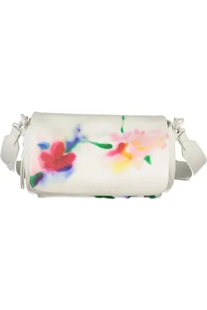 Desigual Torebki, Kobieta, Biały, ONE SIZE, Regulowany worek na ramię z wieloma przegródkami