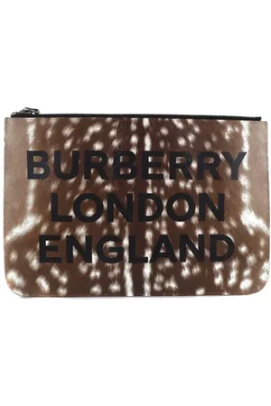 Burberry Pre-owned, Kobieta, brązowy, ONE SIZE, Skóra, Pre-owned Leather clutches