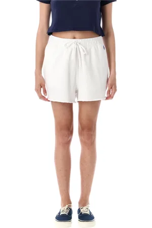 Ralph Lauren Szorty, Kobieta, Biały, S, Wygodne Spodenki Polarowe dla Mężczyzn