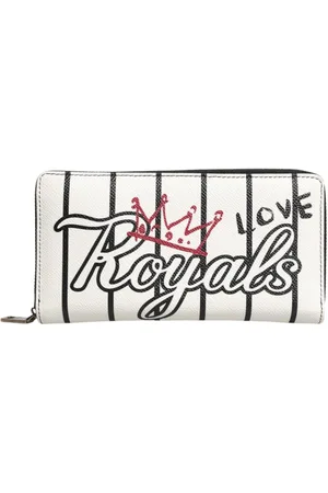 Dolce & Gabbana Akcesoria, Mężczyzna, Biały, ONE SIZE, Portfel na zamek Crown Royals z skóry