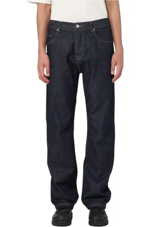 Karl Lagerfeld Jeansy, Mężczyzna, Niebieski, W32, Denim, Jeansyy z prostą nogawką i luźnym krojem