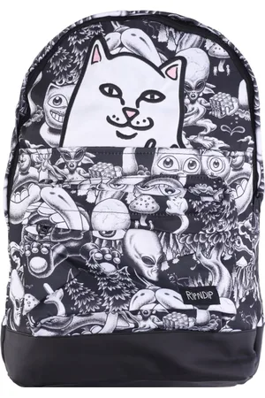 Rip N Dip Torebki, Mężczyzna, Czarny, ONE SIZE, Ciemny Twisted Fantasy Plecak Czarno-Biały