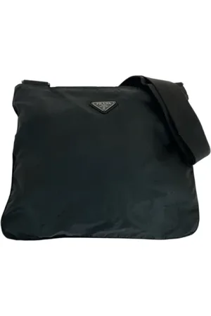 Prada Pre-owned, Kobieta, Czarny, ONE SIZE, Nylon, Pre-owned Canvas crossbody-bags
