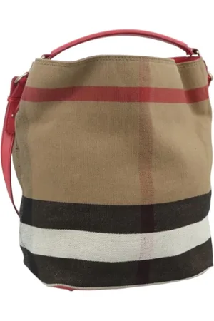 Burberry Pre-owned, Kobieta, Beżowy, ONE SIZE, Pre-owned Canvas handbags