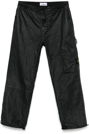 Stone Island Spodnie, Mężczyzna, Czarny, W29, Czarne Luźne Spodnie