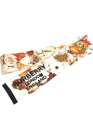 Burberry Pre-owned, Kobieta, Wielobarwność, ONE SIZE, Pre-owned Silk scarves