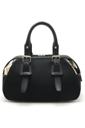 Burberry Pre-owned, Kobieta, Czarny, ONE SIZE, Skóra, Pre-owned Canvas handbags