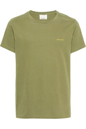 Isabel Marant Koszulki, Mężczyzna, Zielony, S, Stylowe T-shirty i Pola w kaki