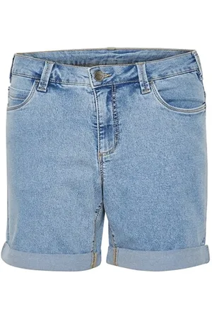 Kaffe Szorty, Kobieta, Niebieski, XS, Denim, Denim Shorts & Knickers Jasnoniebieski Wyprany