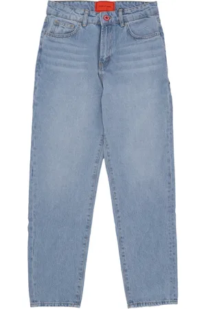 Vision Of Super Jeansy, Mężczyzna, Niebieski, W32, Denim, Jeansyy w niebieskim denimie z nadrukiem czaszki