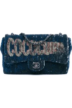 CHANEL Pre-owned, Kobieta, Niebieski, ONE SIZE, Pre-owned Fabric chanel-bags