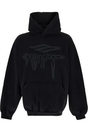 Balenciaga Bluzy, Mężczyzna, Czarny, M, Stylowy Sweter Męskie Ubranie